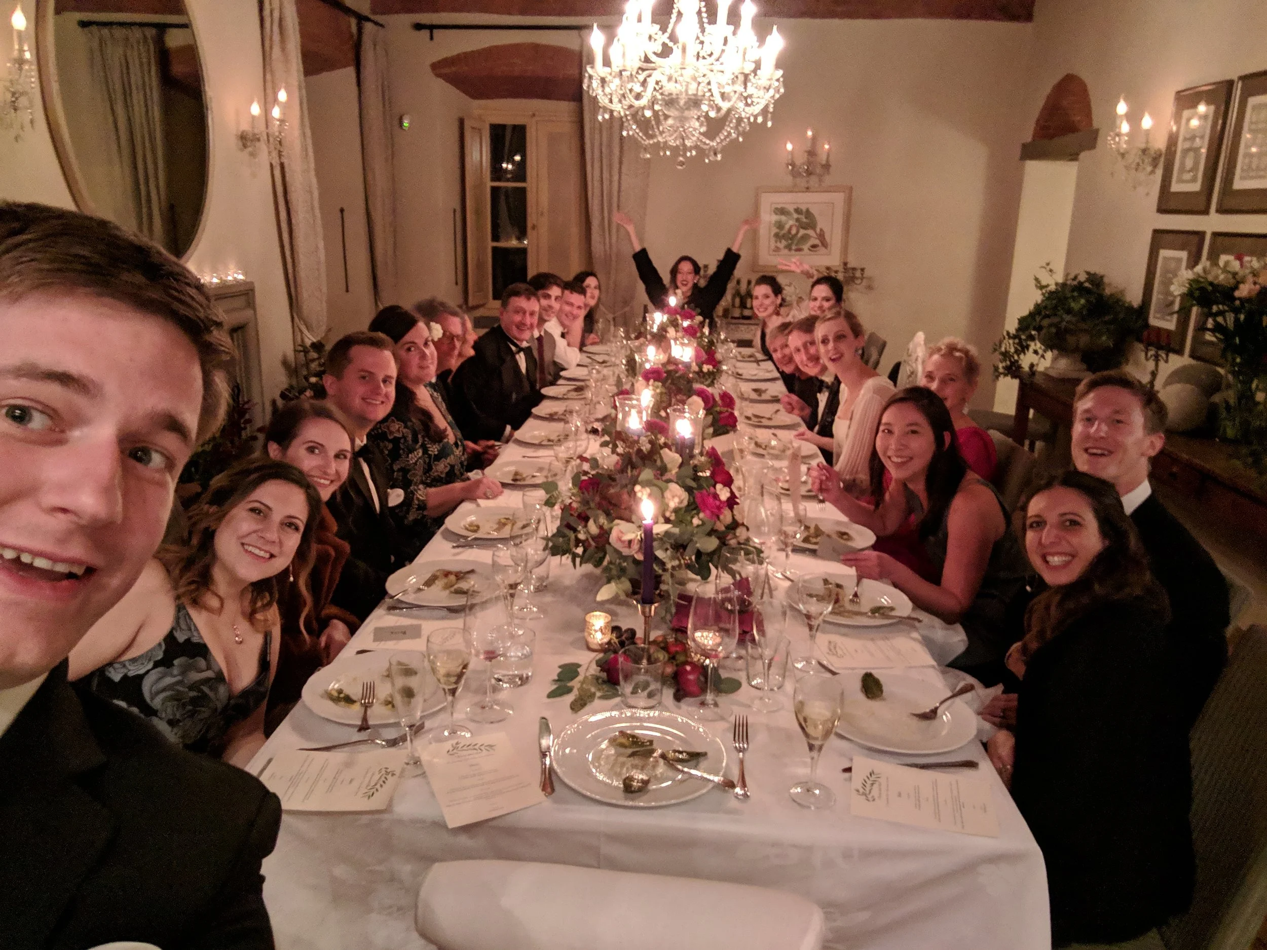 (bride and groom in the middle on the right)