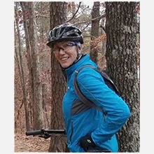 Regine Northover, Treasurer Madison, AL Regi’s first introduction to cycling was in 2010, when she joined the Spring City Cycling Club after moving to Huntsville in 2005. This was an excellent “move” that satisfied her desire to become a road cyclist and also to connect to people and make new friends. She’s edited the club newsletter since 2011, and was introduced to AlaBike via mutual SCCC board members Jamie Miernik and Morgan Andriulli. In 2015 she became the treasurer for the organization which led to a much-increased awareness of Cycling Advocacy and the need for it in Alabama. She enjoys recreational riding, organized centuries (mostly metric distance) or out-of-town rides, any top trails on her mountain bike, hiking, an occasional kayak trip on flat or moving water, and travel to interesting places near and far. In her other life Regi is the Contracts Department Administrative Support for Dynetics in Huntsville.
