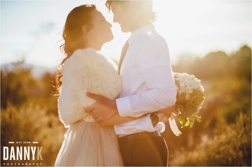 Destination styled wedding photos outside Las Vegas, NV