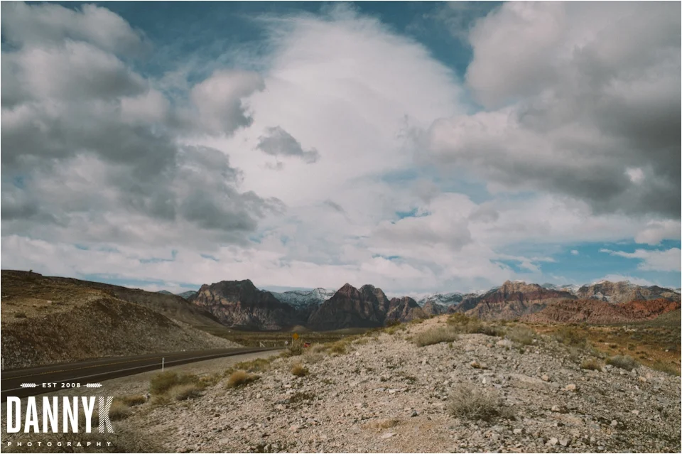 Hiking at Red Rock Canyon outside Las Vegas, NV