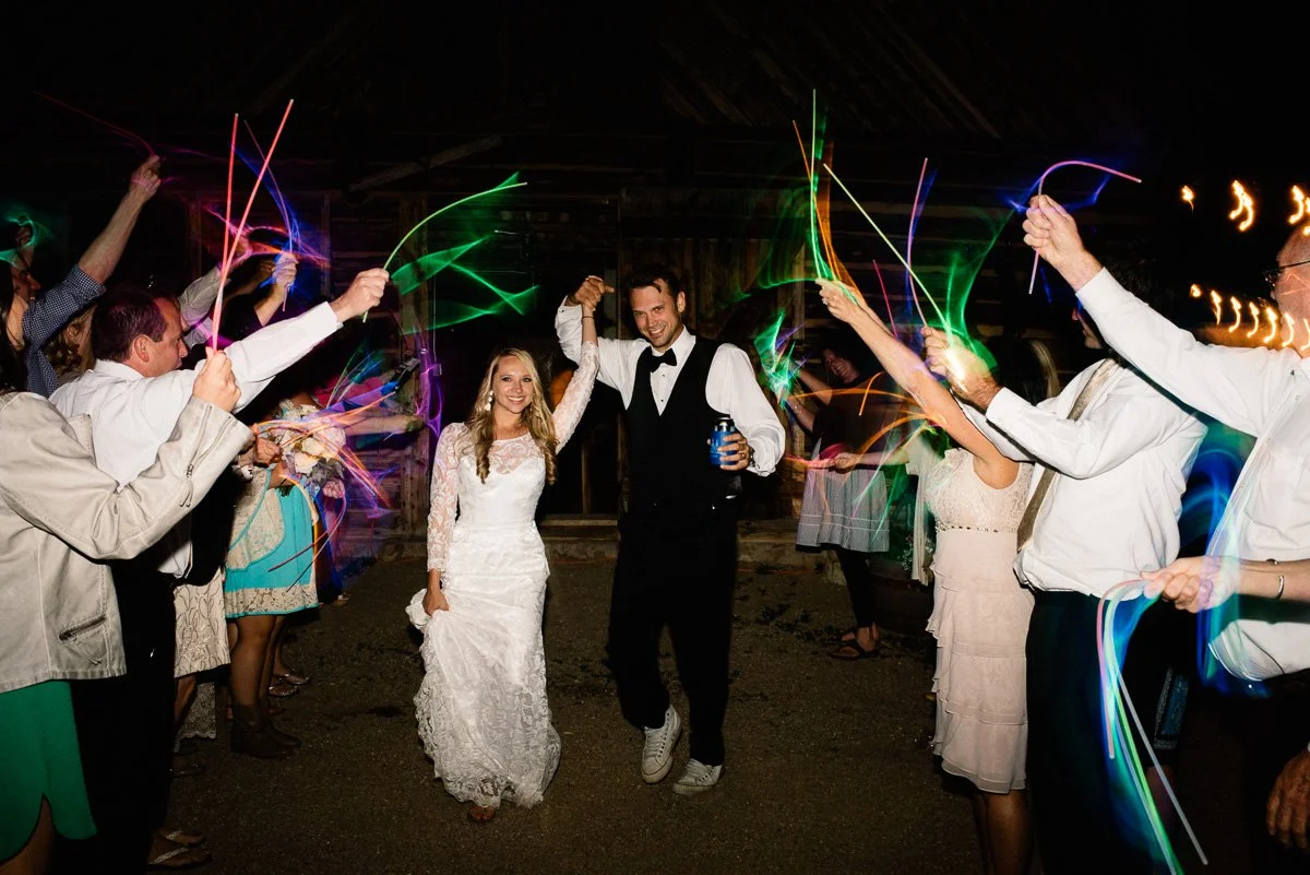 reception destination wedding photography at strawberry creek ranch in granby colorado