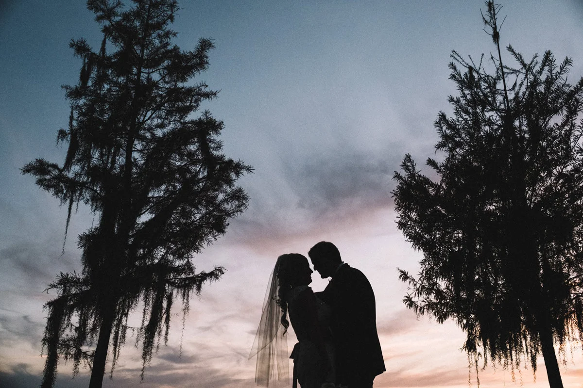destination wedding photography of couple outside Orlando, Florida