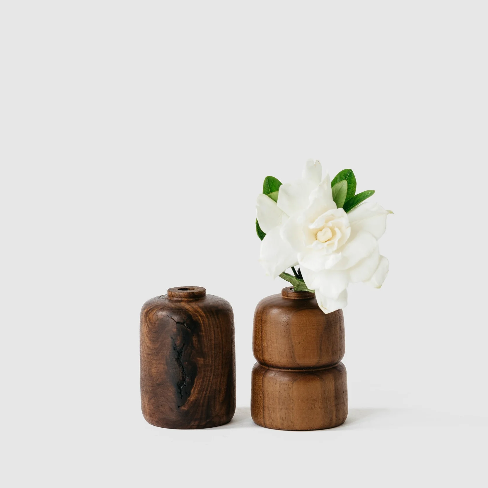 Straight Walnut Bud Vase - LeMay Shop