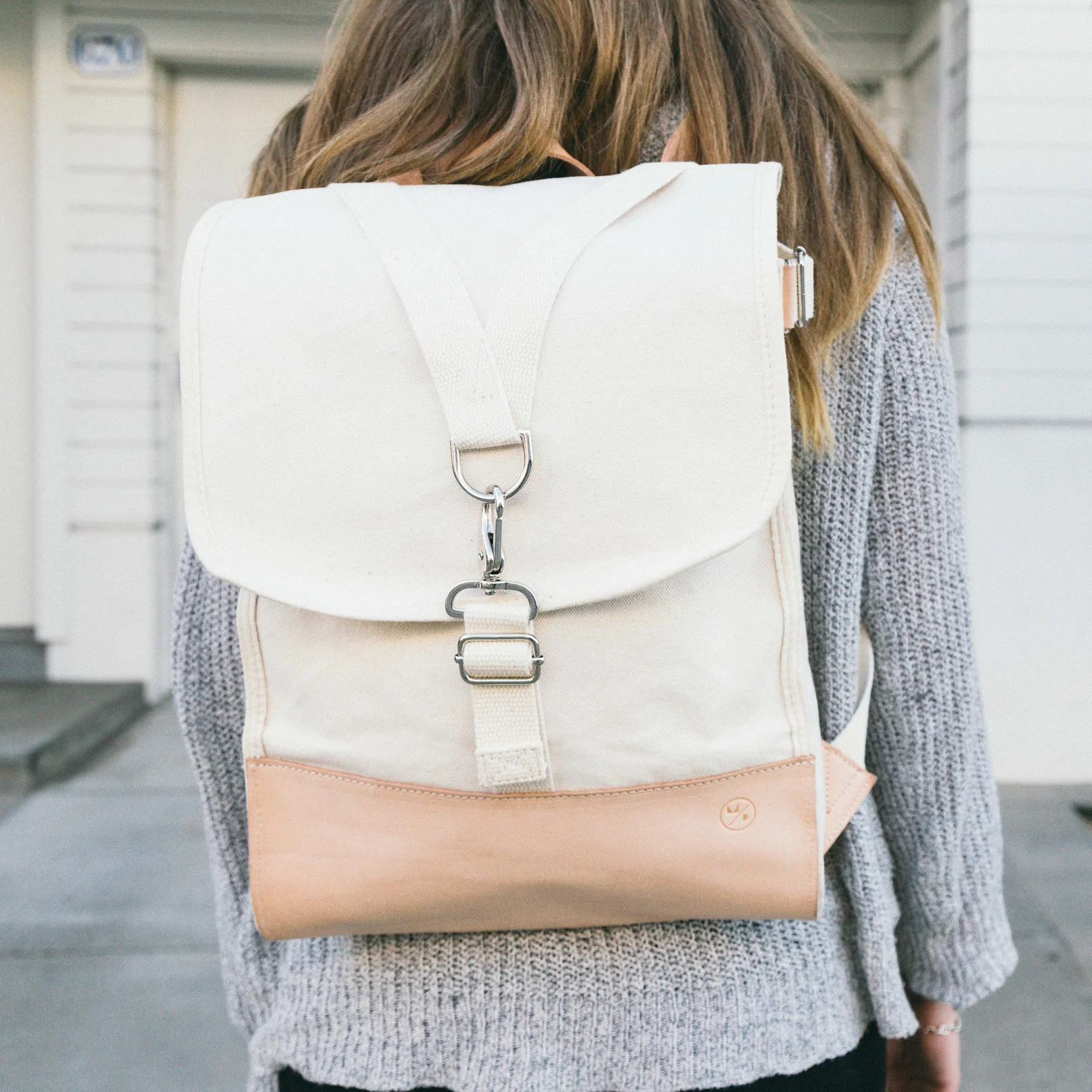 Stone Canvas Carryall - LeMay Shop
