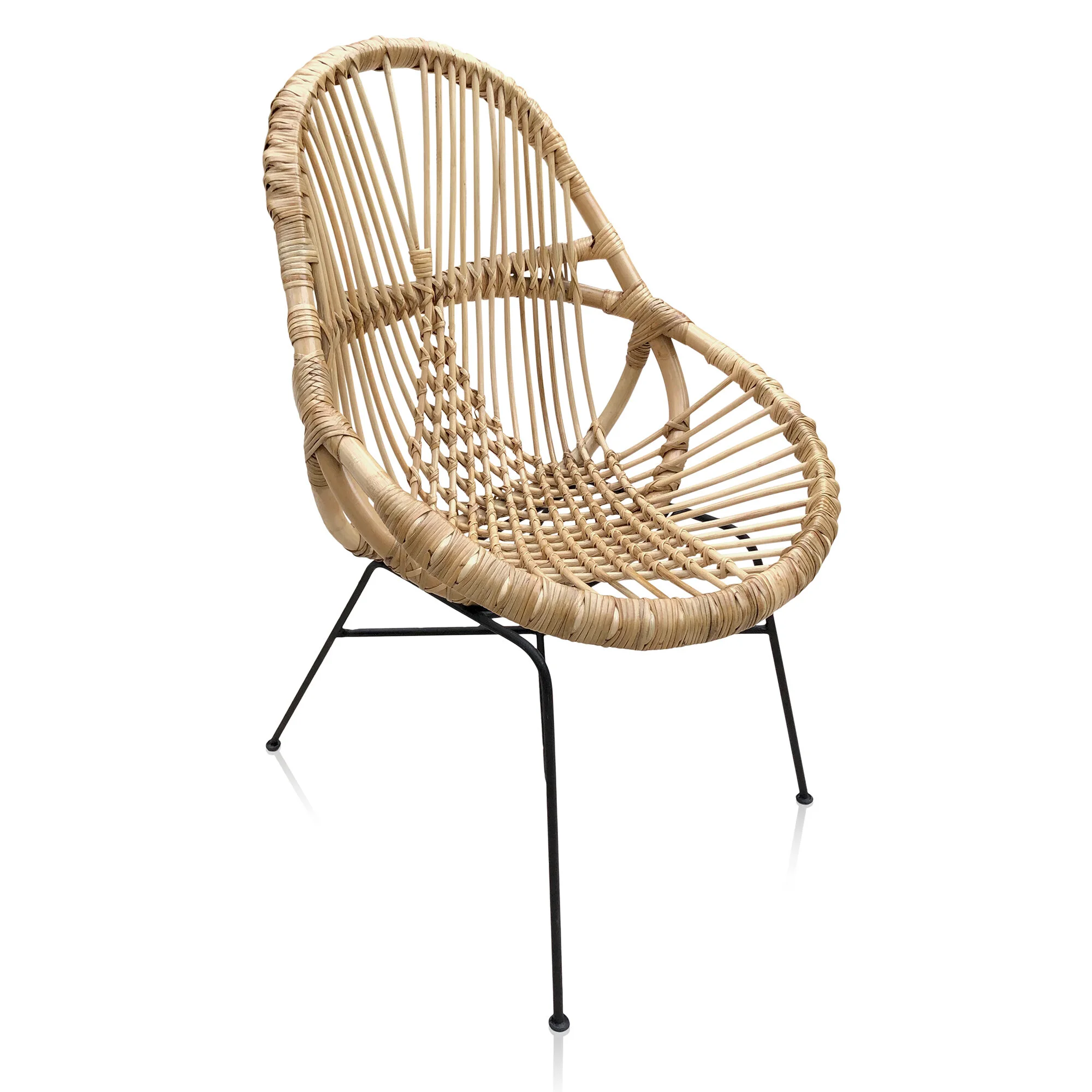 Diamond Rattan Dining Chair - LeMay Shop