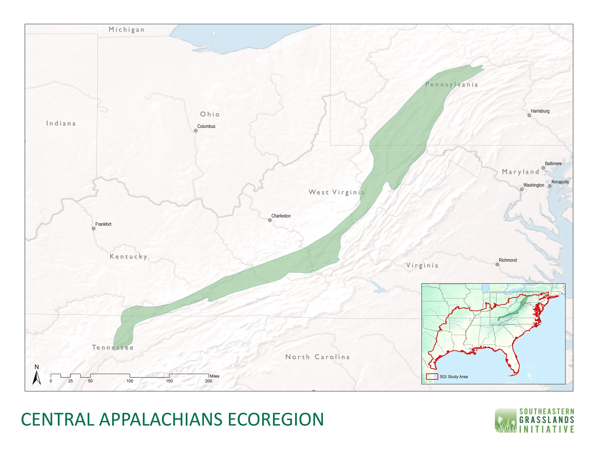 Central Appalachian Mountains