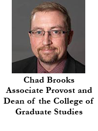 Chad Brooks, Associate Provost and Dean of the College of Graduate Studies