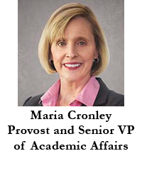 Maria Cronley, Provost and Senior VP of Academic Affairs