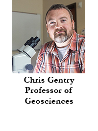 Chris Gentry, Professor of Geosciences