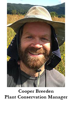 Cooper Breeden, Plant Conservation Manager