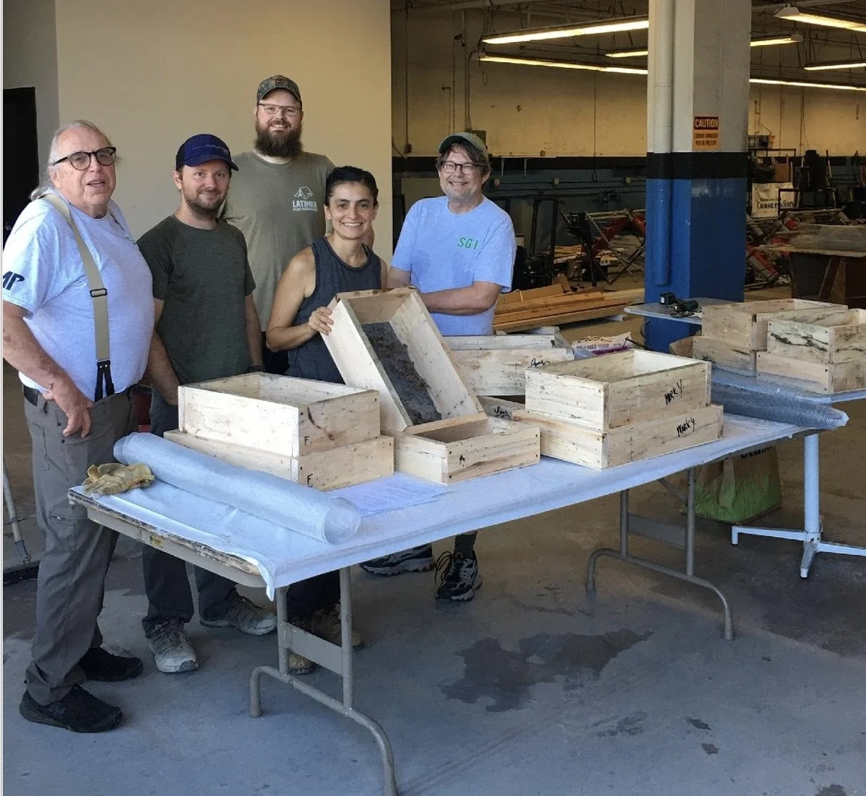 Seed Lab Vols with seed cleaning equipment.JPEG