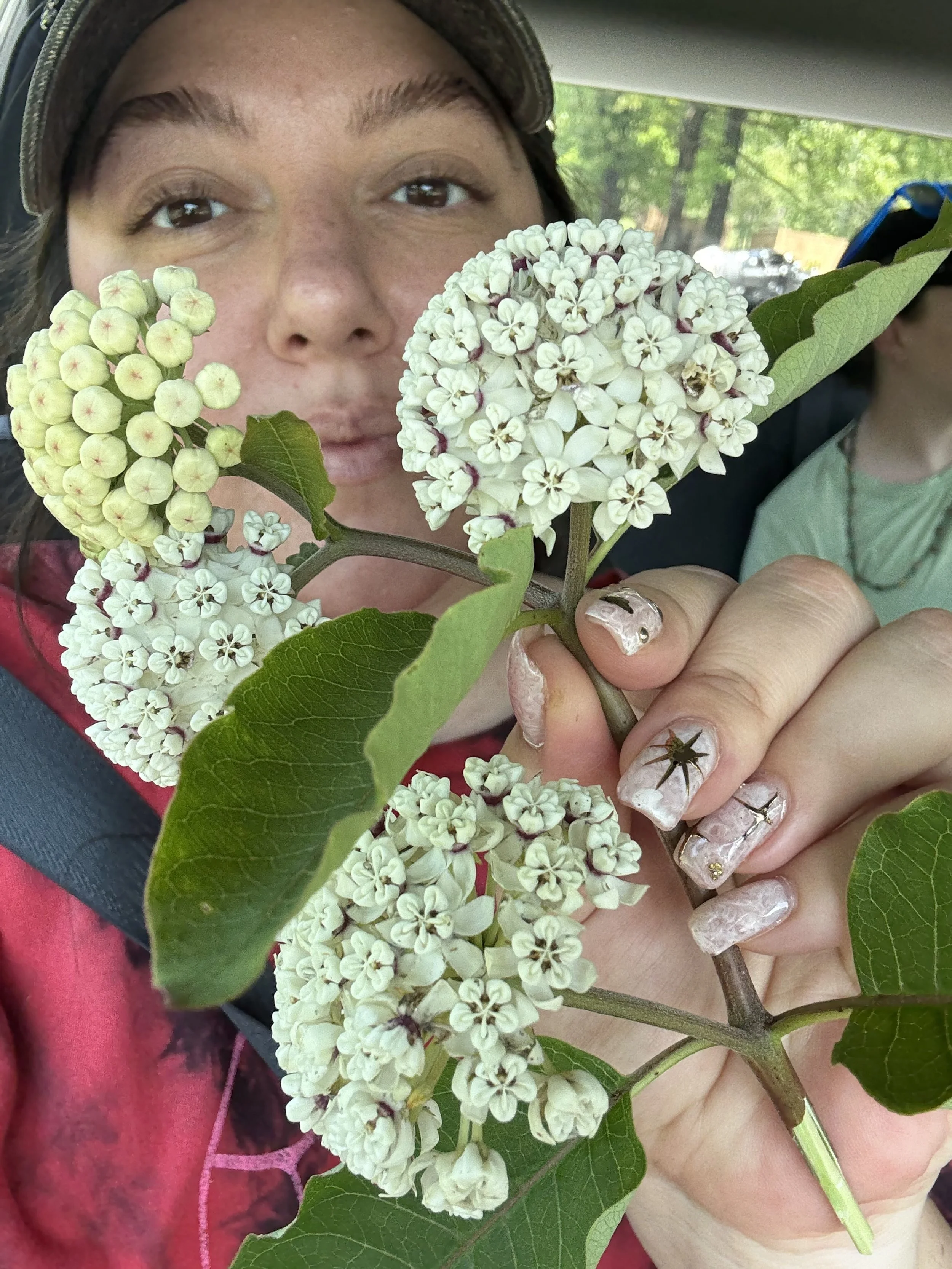 Katie_with milkweed blooms.jpeg