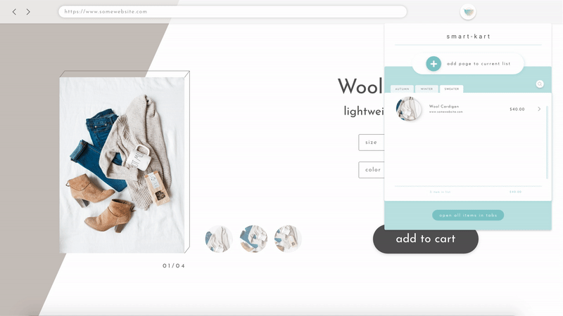 removing item by clicking item image, close extension