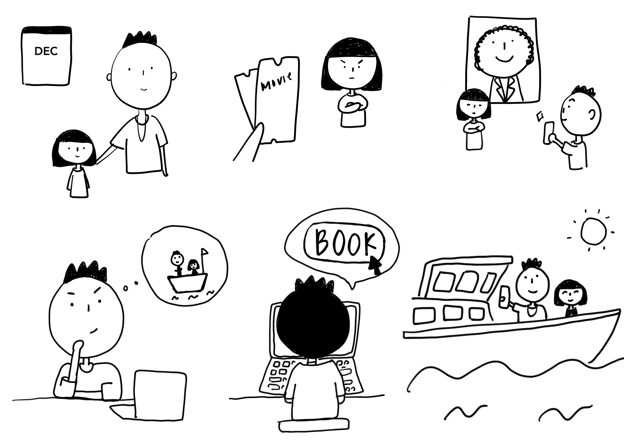 John is a caring father who cares deeply about his daughter’s interests and enjoys spending time with her. For this winter break, he wants to take her on a yacht ride because it’s a fresh, cool, and family-friendly activity. He chooses the most cost-efficient option - the day cruise tour for a 2 hour cruise trip aboard the My Girl boat.