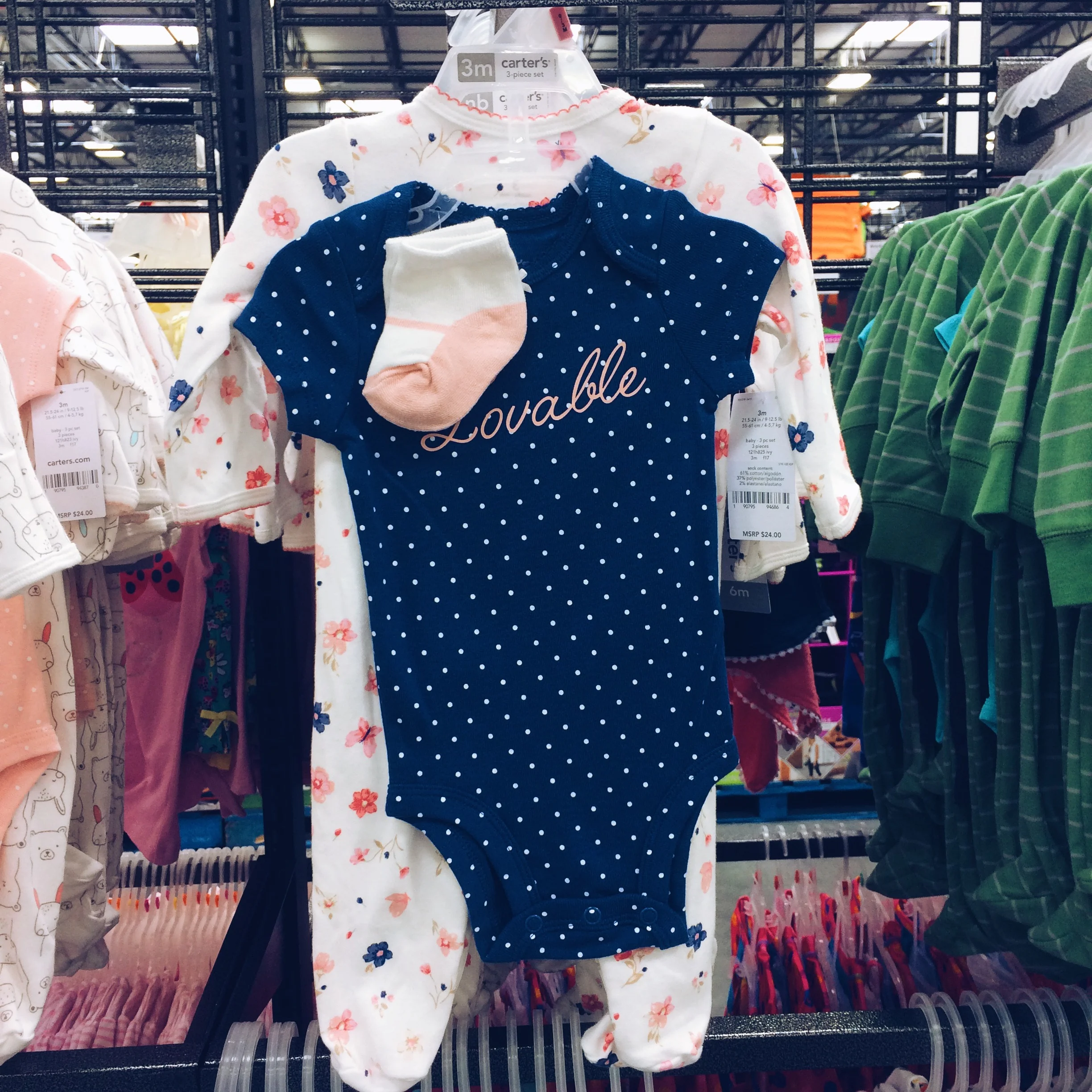 Carter's 9-month old Baby Clothes (3-piece Set)