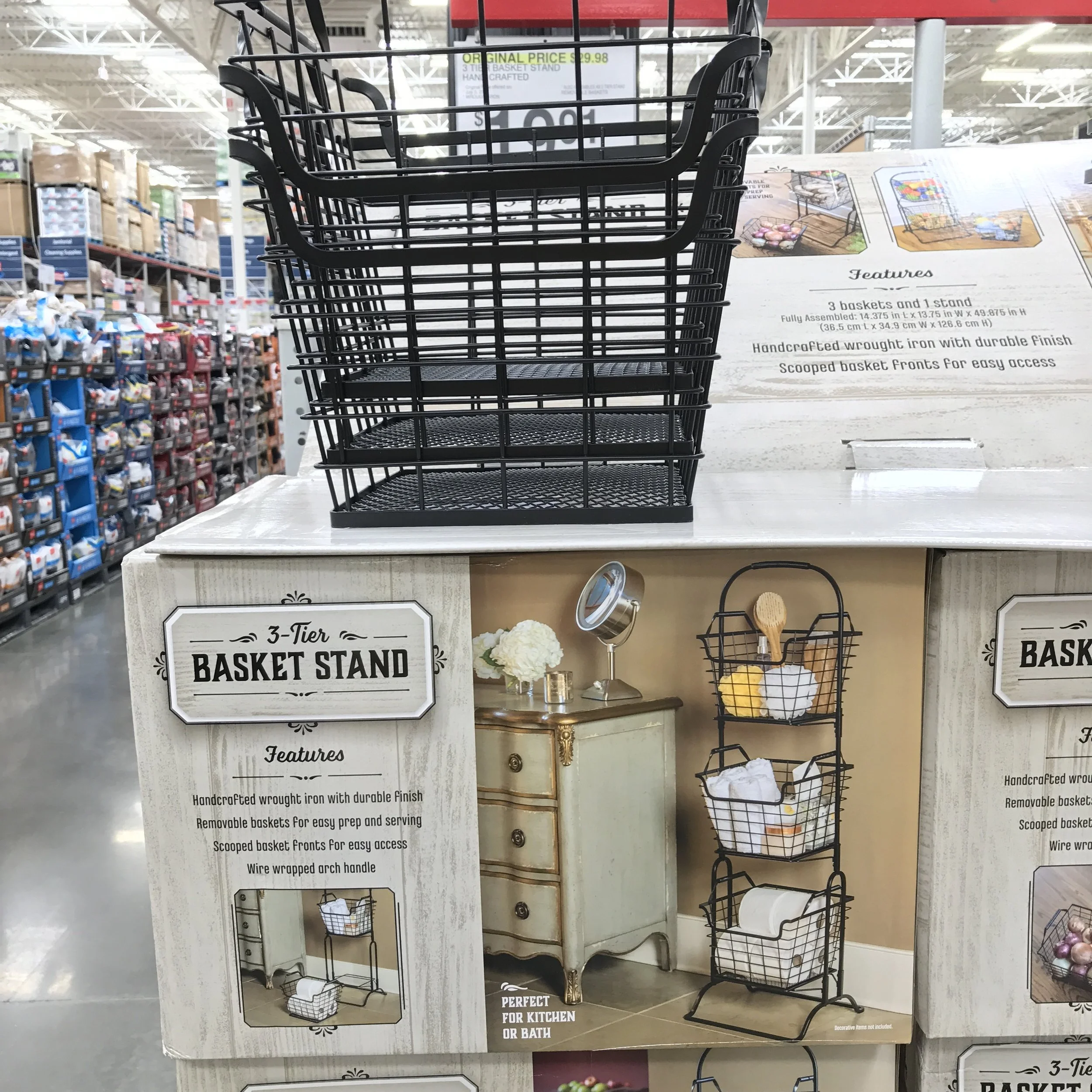 3-Tier Basket Stand