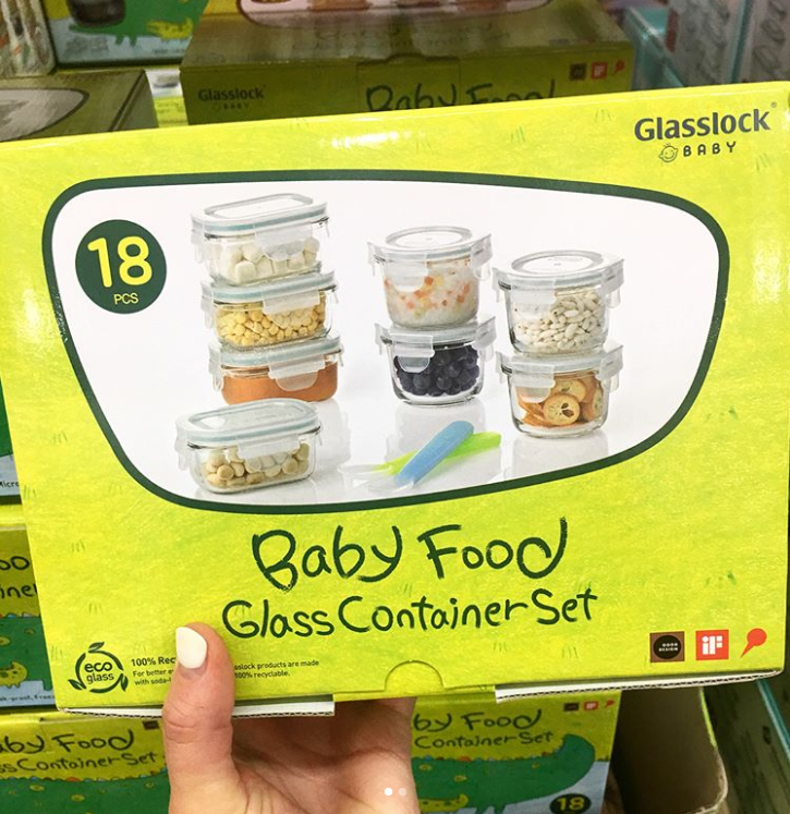 18 pc Baby Food Glass Container Set - $14.98