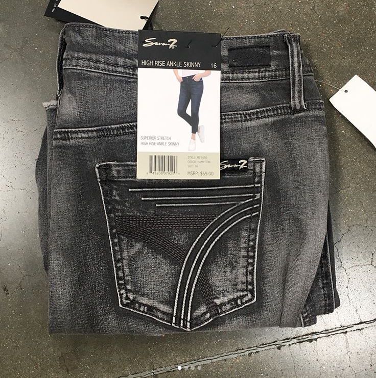 Seven7 Jeans Rise Ankle Skinny - $17.98 Simple Savings