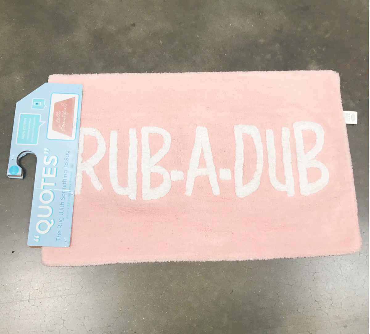 Phrase Bath Rugs Sam's Simple Savings