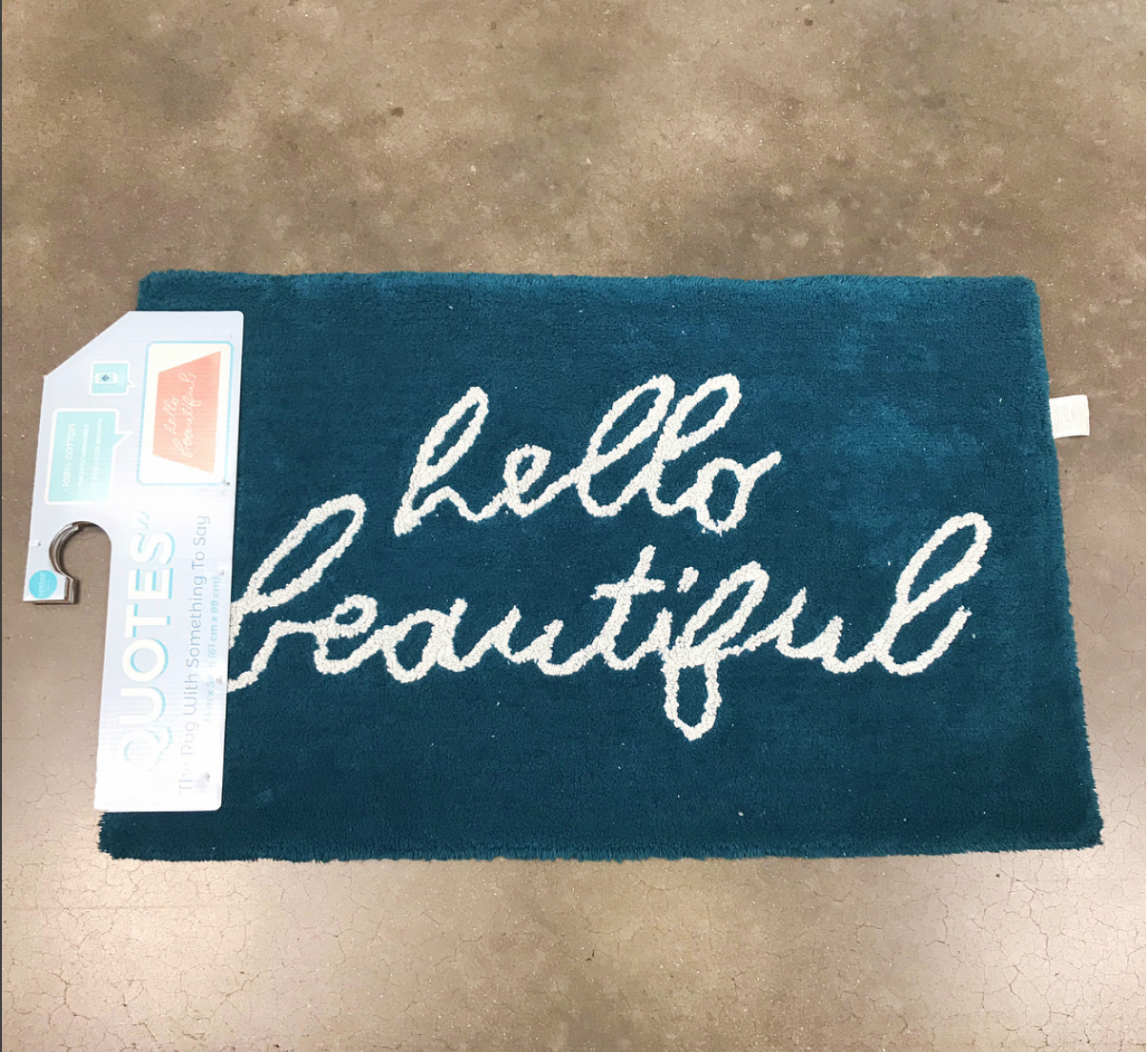 Phrase Bath Rug Sam's Simple Savings