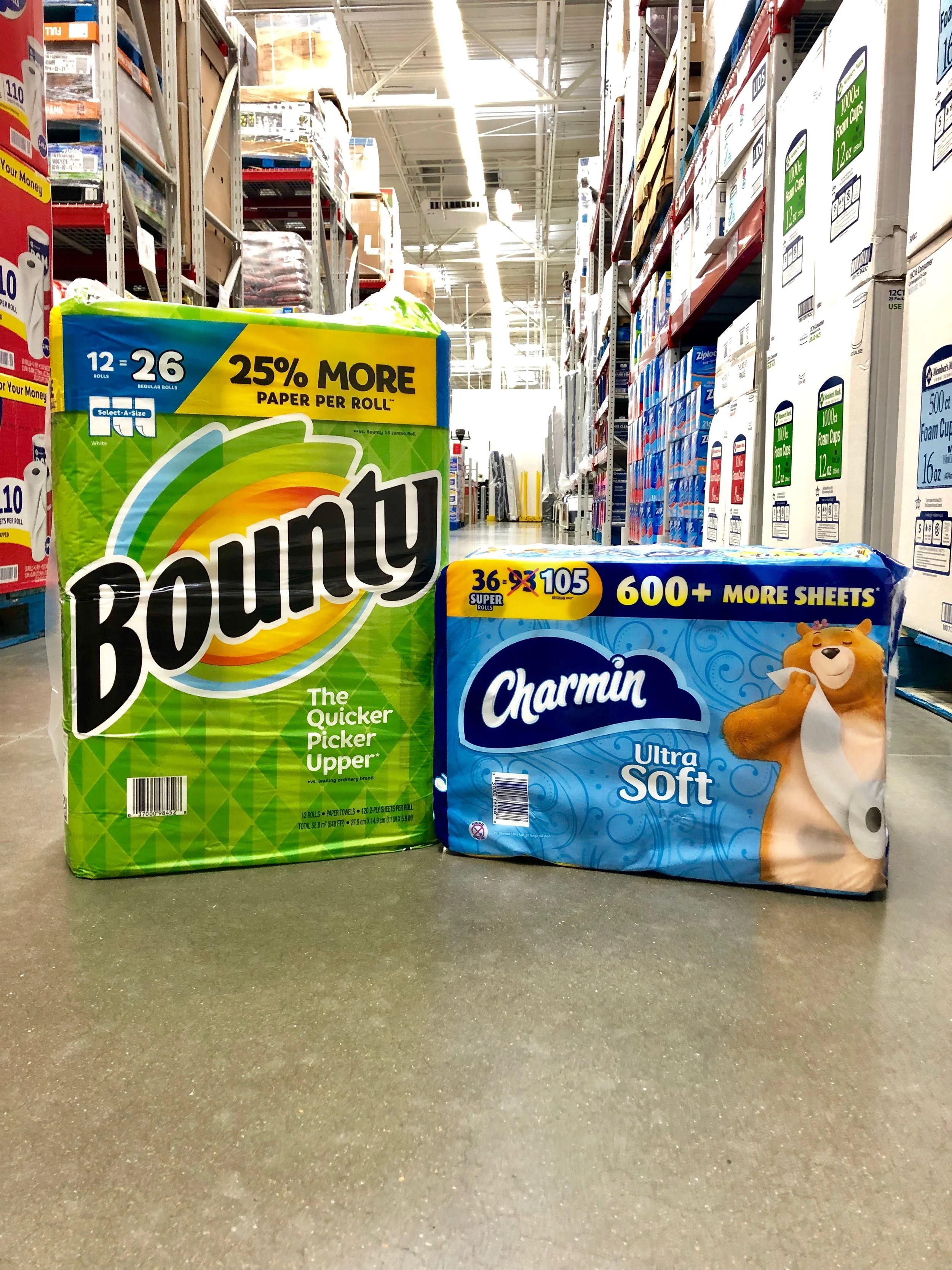 Charmin + Bounty $10 Instant Savings at Sam's Club!