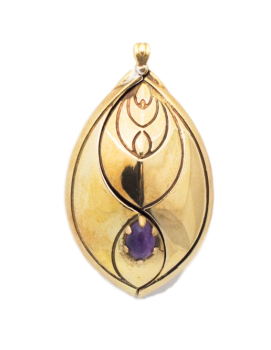 Chi-O Phi - Pance Datu (Gold Plated/Amethyst)