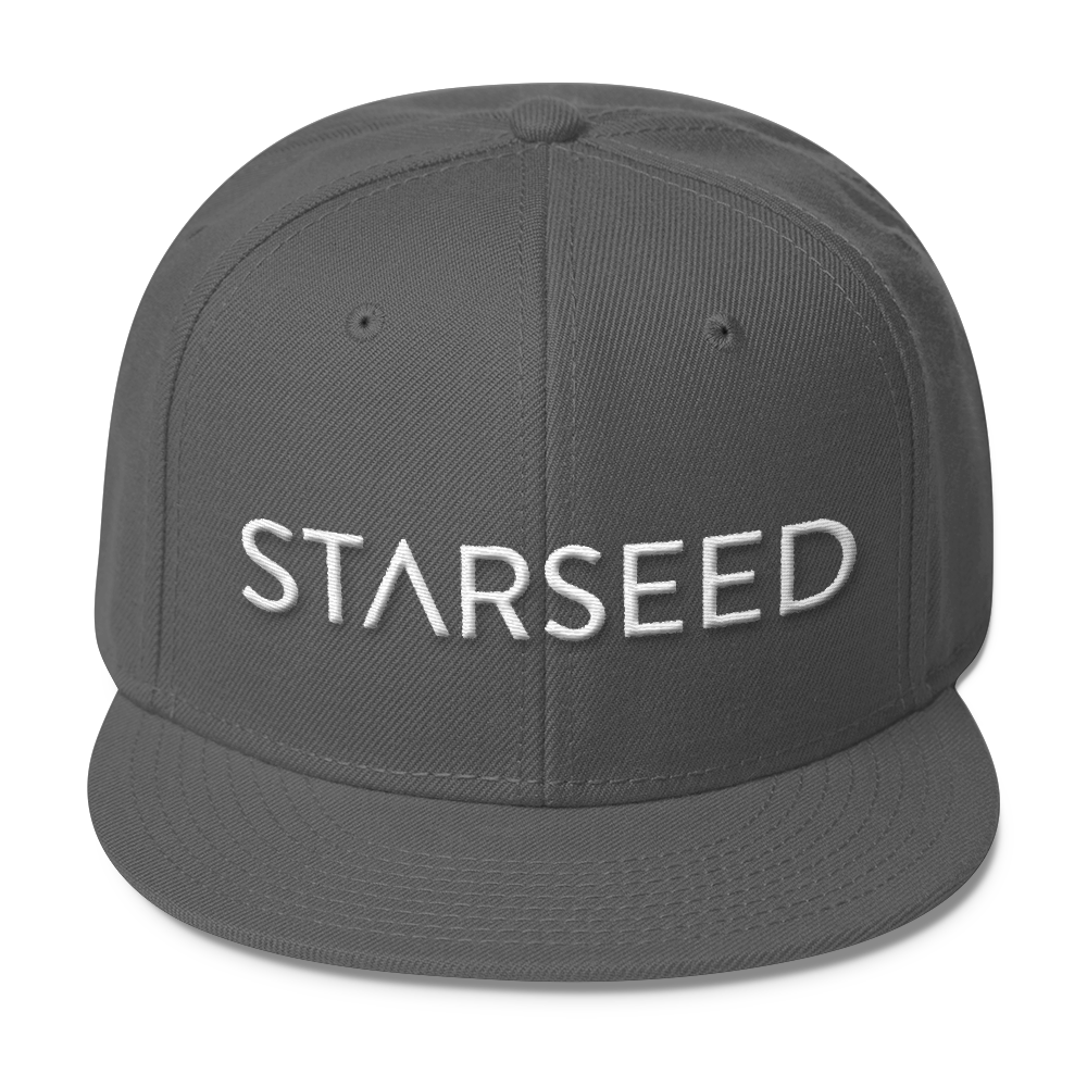 STARSEED Wool Blend Snap Back Cap