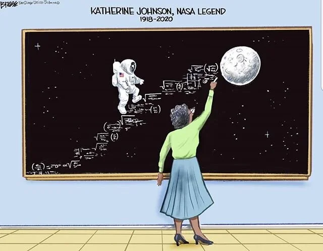I would say 'rest in peace Ms. Johnson', yet knowing you - you are traversing the cosmos. 🚀
.
.
#mindastronaut #inspiredmind #katherinejohnson #optimystic #divinity #reverance #livingdivinity #50shadesofspirituality #creatrix #grace #experience #mul