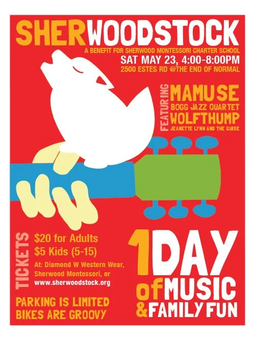 SherWoodstock event flyer