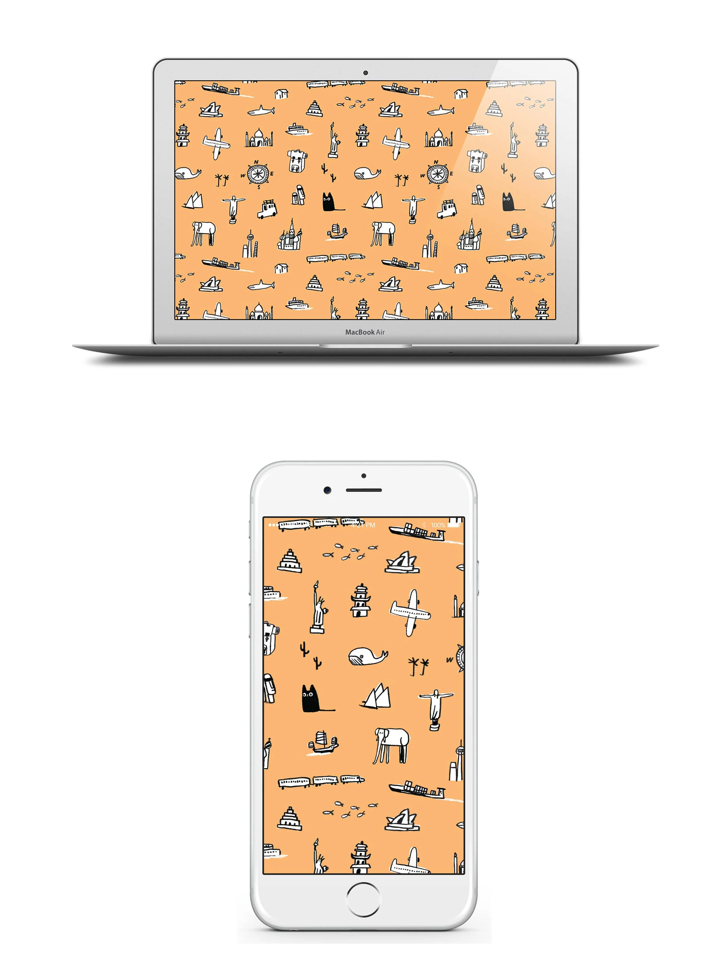 Wallpaper Of The Month July Ohh Deer Blog