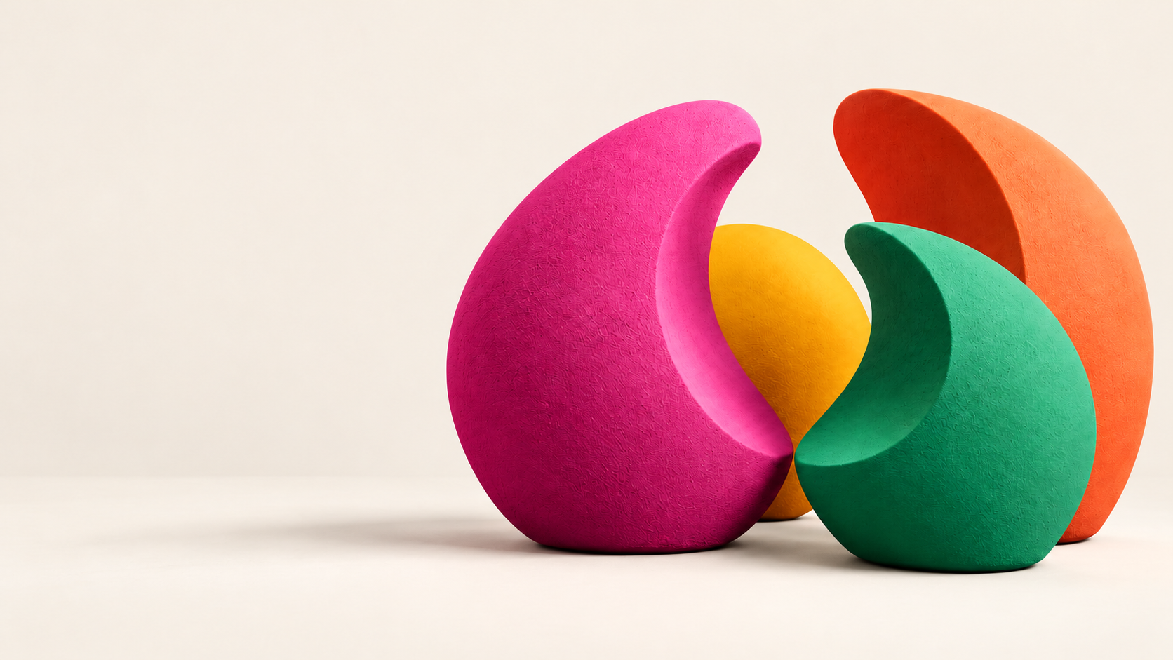 Four vivid sculptures in ivory light.png