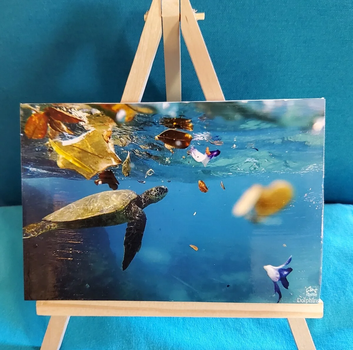 MINI #E ~ "Honu Leaves"