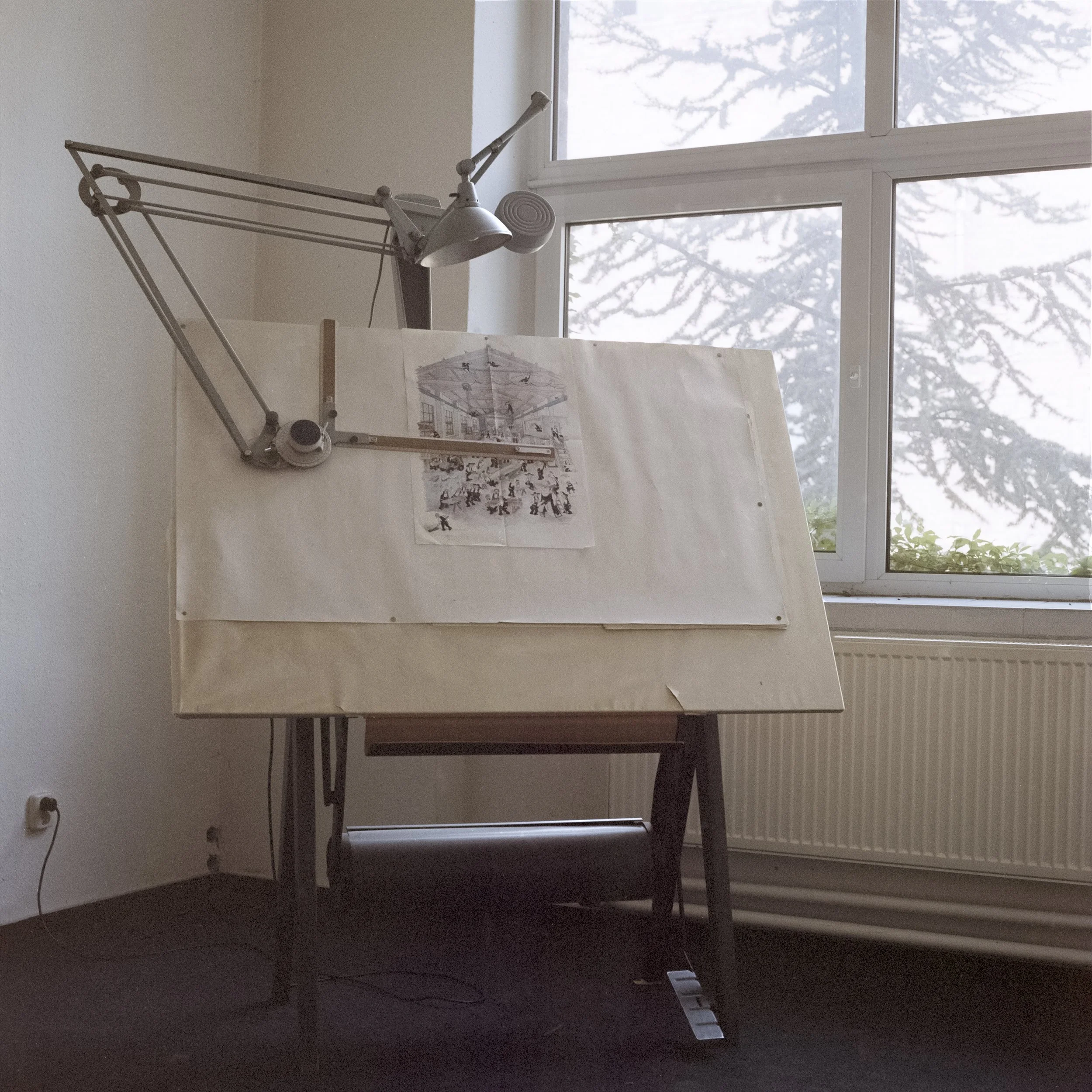    Untitled #144 Wittenberg,  2023                            ‍                                                                             C-print, 20.2 × 20.2 cm  From the series  Fremde Schönheit  (2015– )  