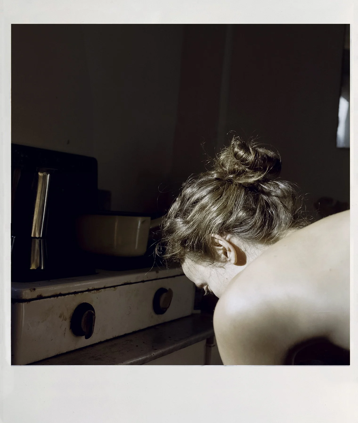    Untitled #25 Île de Levant , 2018  ‍  ‍                       ‍                                                                             C-print, 12.8. × 12.8. cm  From the series  60/5,6  (2015– ) and  Tage mit Marie  (2017—18) 