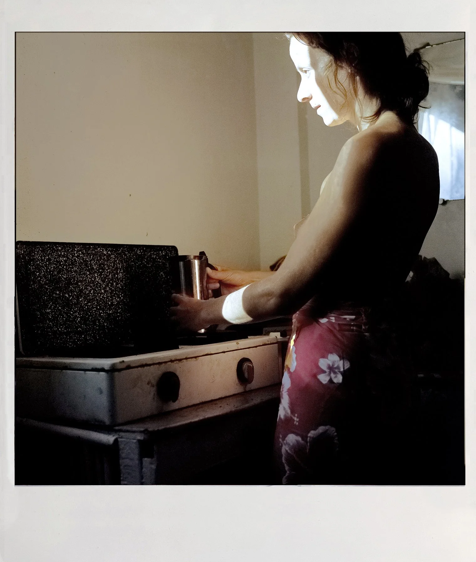    Untitled #32 Île de Levant,  2018                            ‍                                                                             C-print, 12.8 × 12.8 cm  From the series  60/5,6  (2015– ) and  Tage mit Marie  (2017—18) 