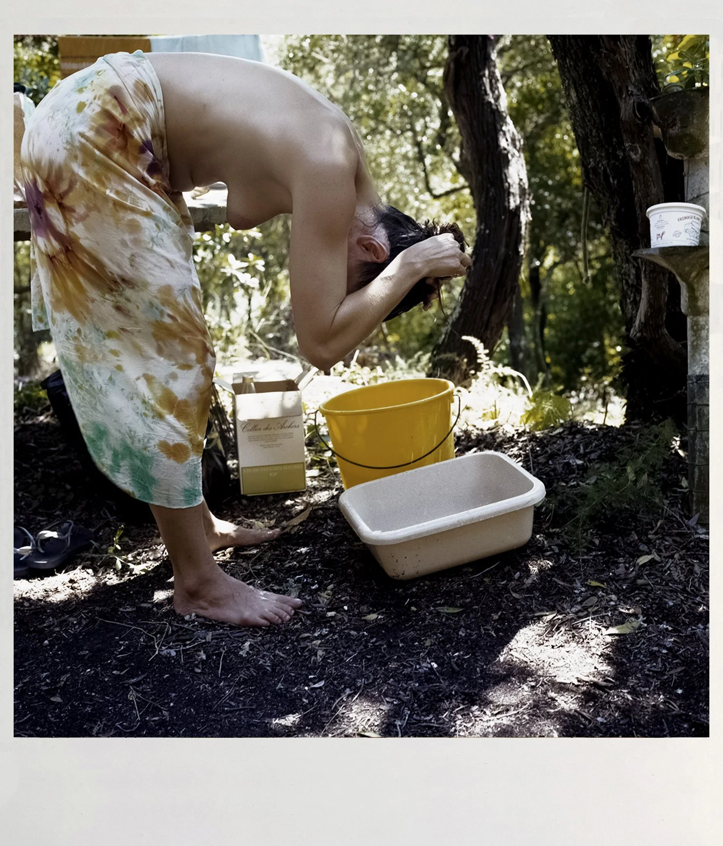    Untitled #42 Île de Levant,  2018                            ‍                                                                             C-print, 12.7 × 12.7 cm  From the series  60/5,6  (2015– ) and  Tage mit Marie  (2017—18) 