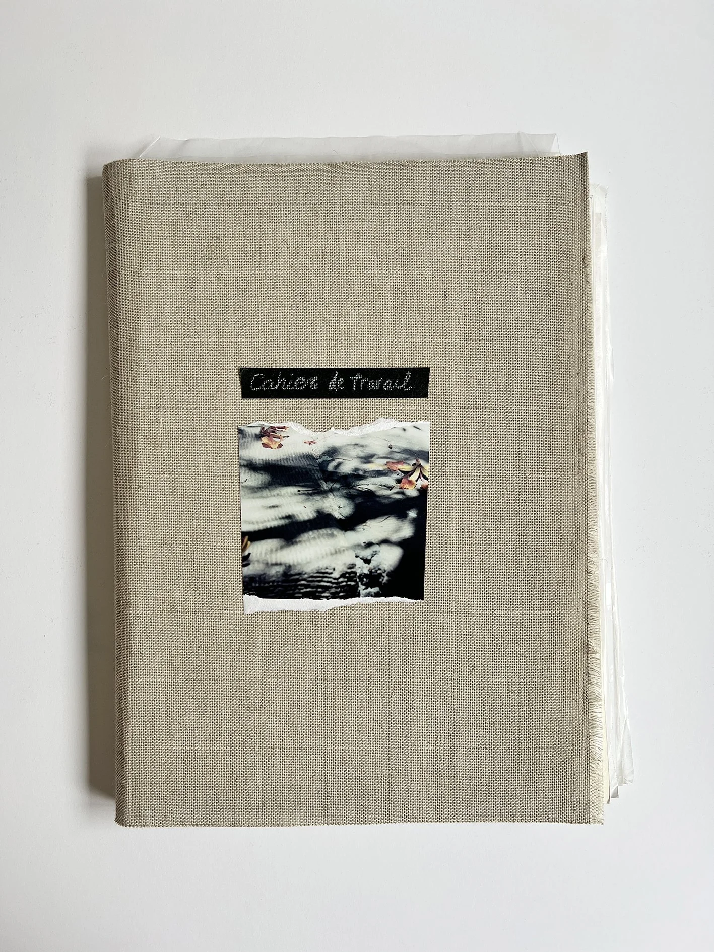   Cahier de Travail  , 2023                                                                           Working notebook, mixed media 