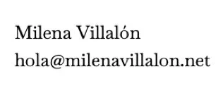 Milena Villalón