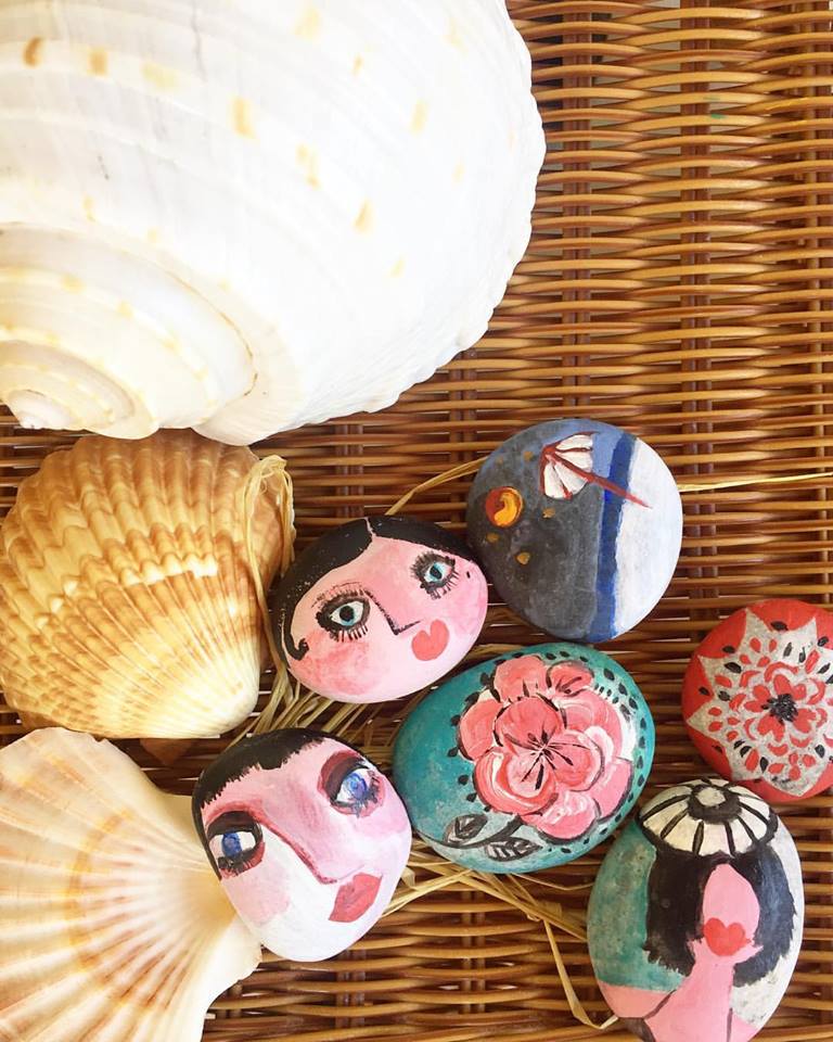 Stones for practicing healing arts