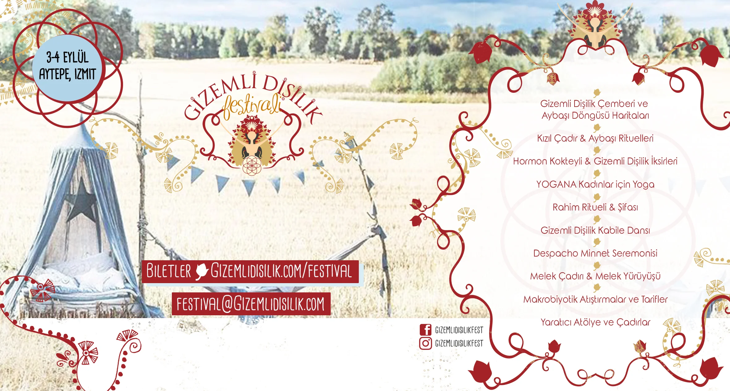 GİZEMLİ DİŞİLİK FESTİVALİ AFİŞİ