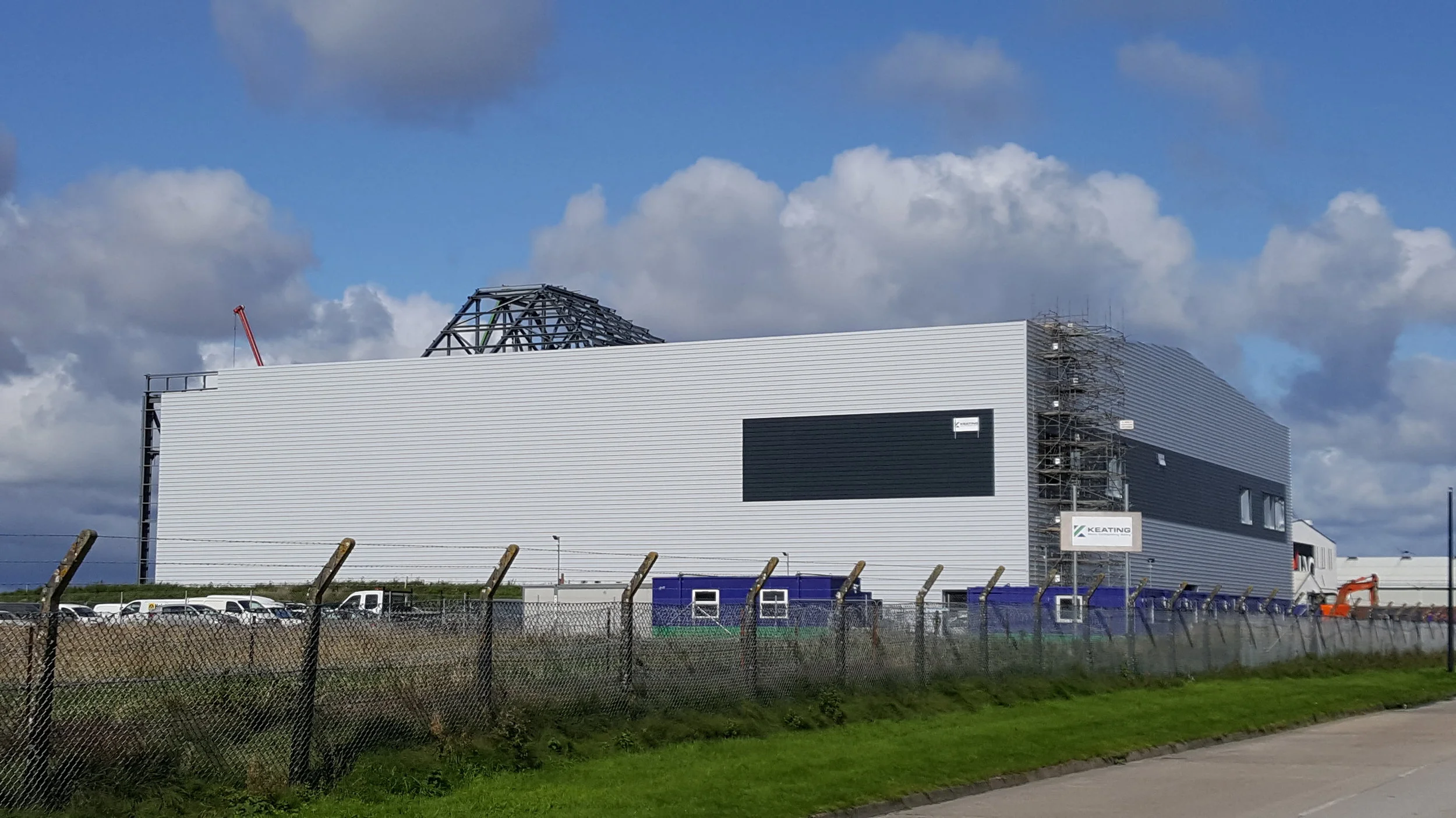 NEW AIRCRAFT PAINTING HANGAR FOR AIRBUS A380 AIRCRAFT