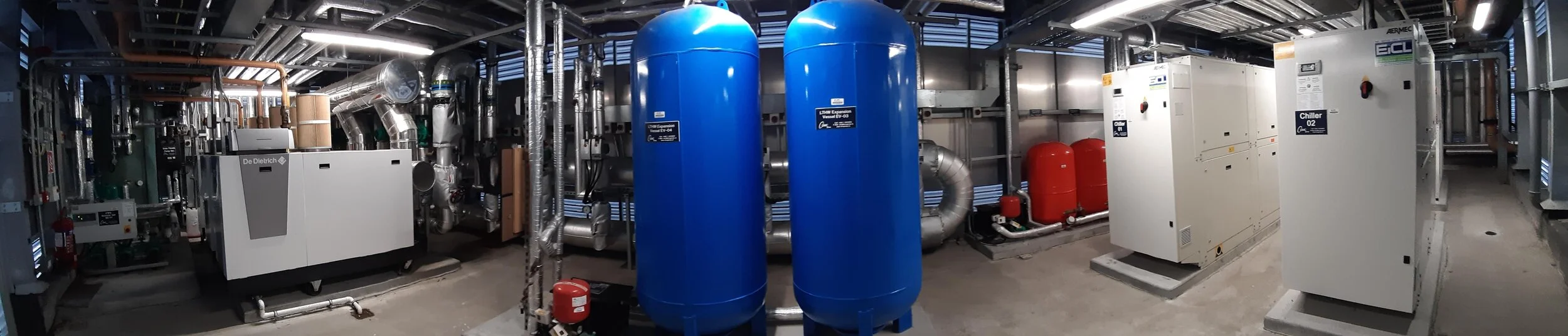 Heating and Cooling Plant at Gardens International