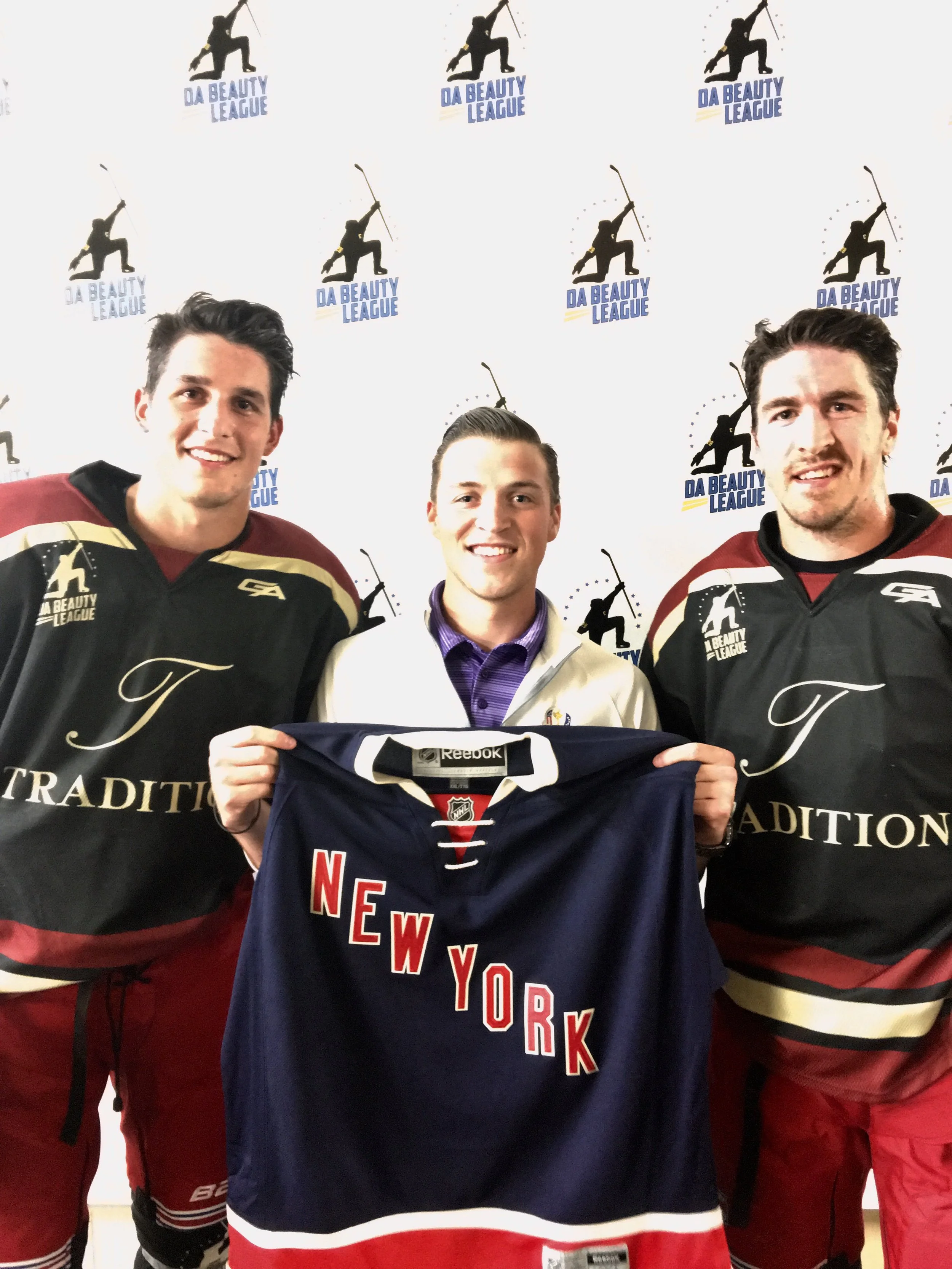 NY Rangers teammates Brady Skjei (Left) and Ryan McDonagh (Right)