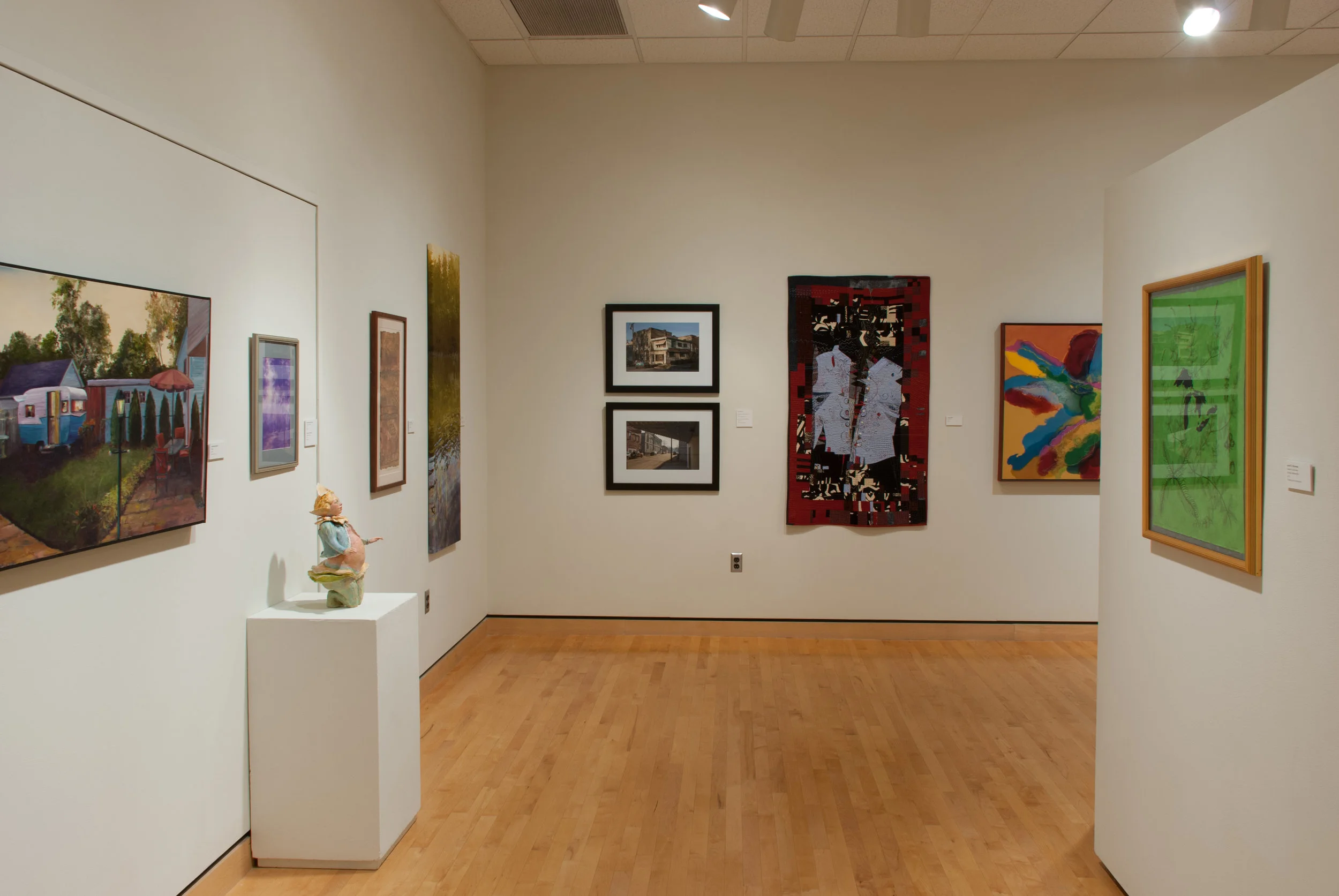 My piece, Outspoken , is included with the works of 20 IWCA members at the South Bend Museum of Art.