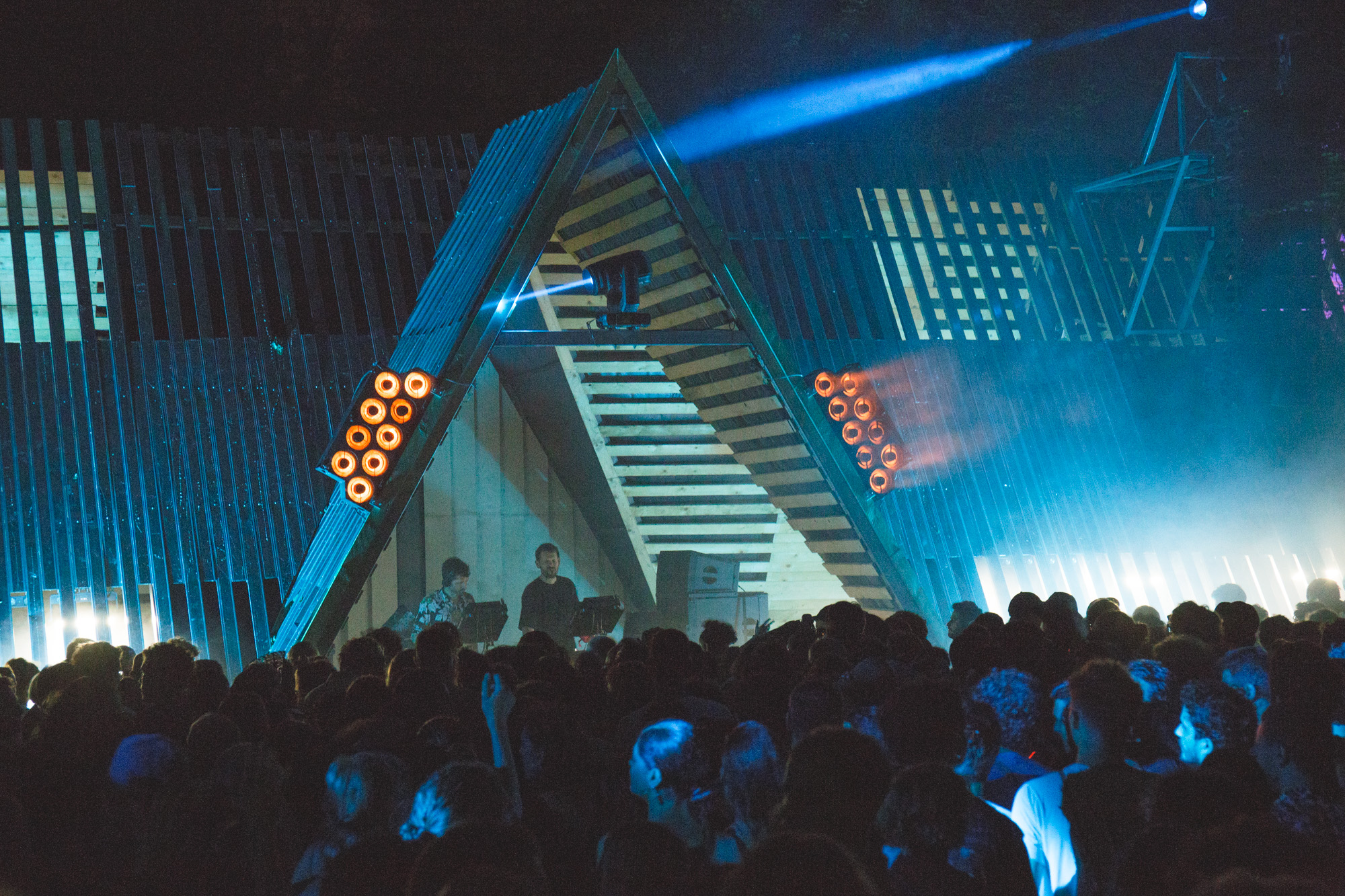 Efdemin and Marco Shuttle on the Alpha Stage. Pic Riccardo Fantoni