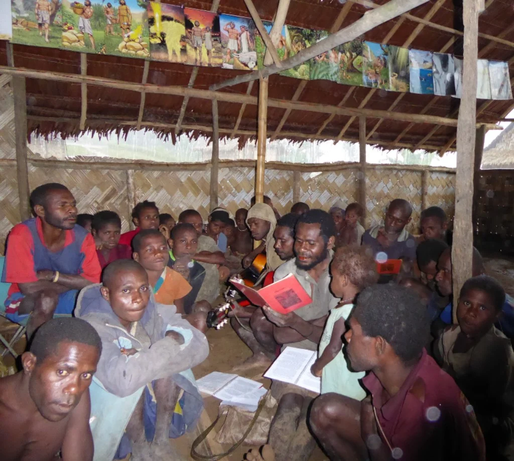 Pal Men Reading the Word and Worshipping