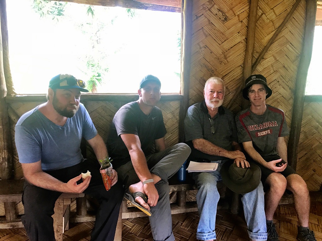 Missionaries to the Wantakia, and Mike Henderson (thrid), missionary to the Aziana