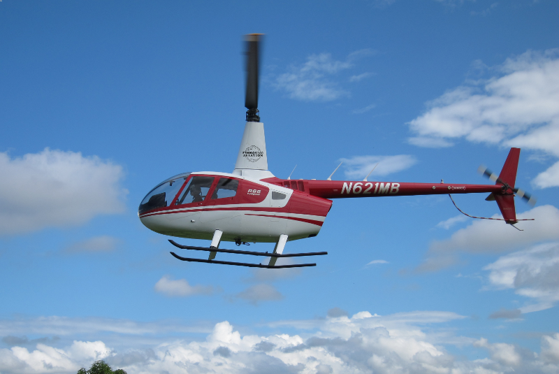 helicopter taking off or landing