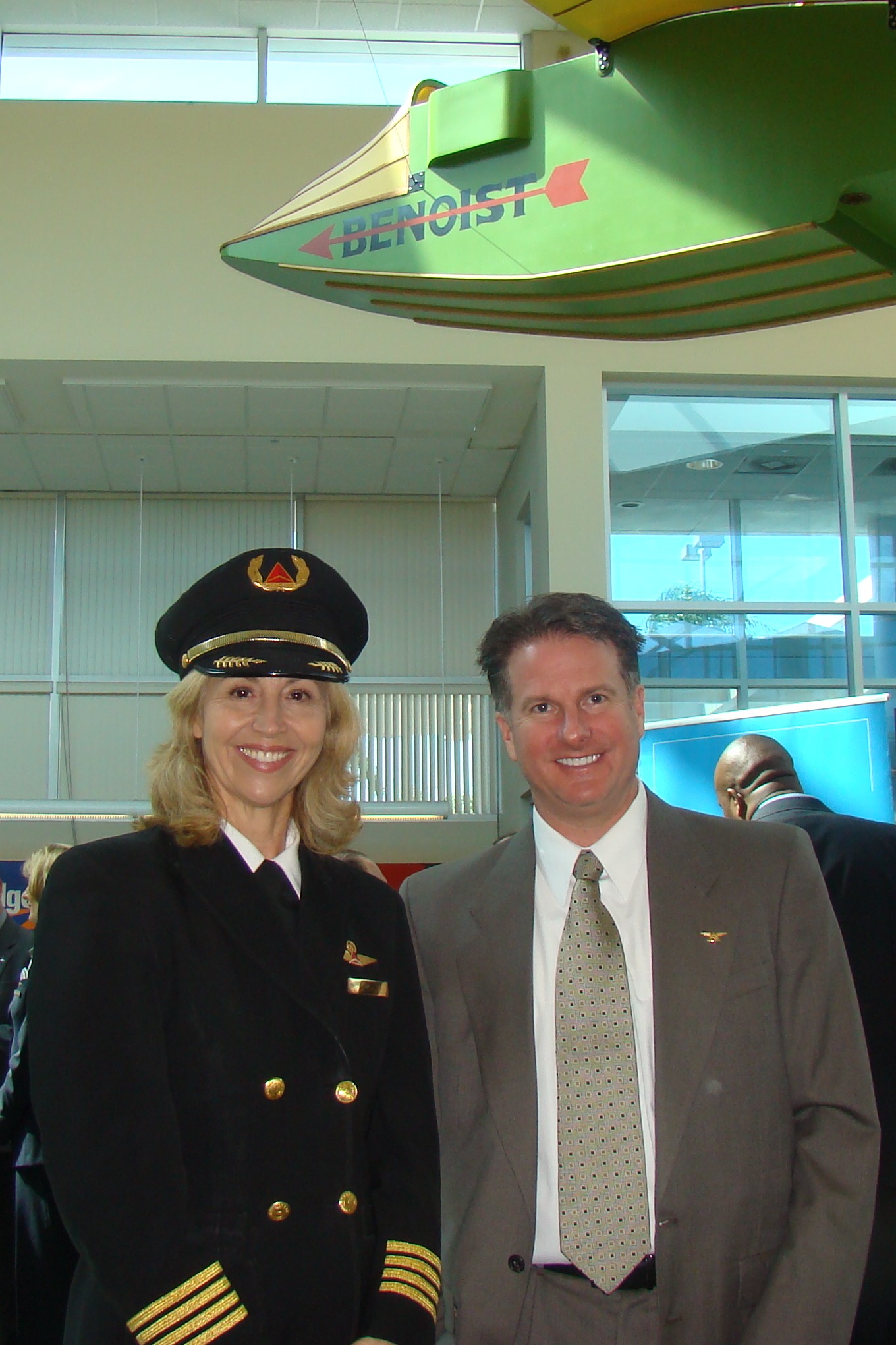 Captain Christina Halli & Robert Bohan @ PIE Press Conference, 24 Apr '13.JPG