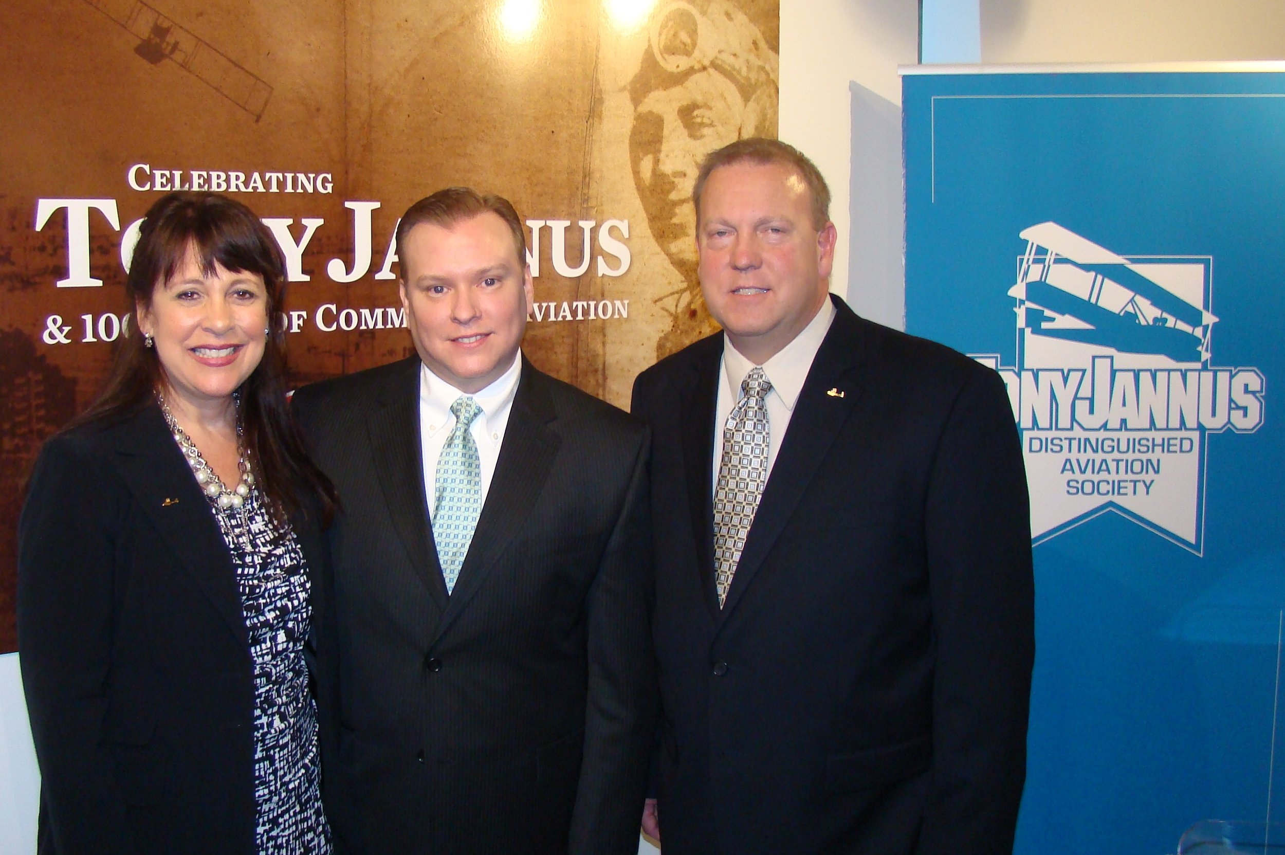 Alison Hoefler, Fernando Fondevila & Bill McGrew after press conference - 2, 21 May '14.JPG